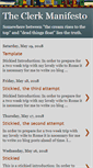 Mobile Screenshot of clerkmanifesto.com